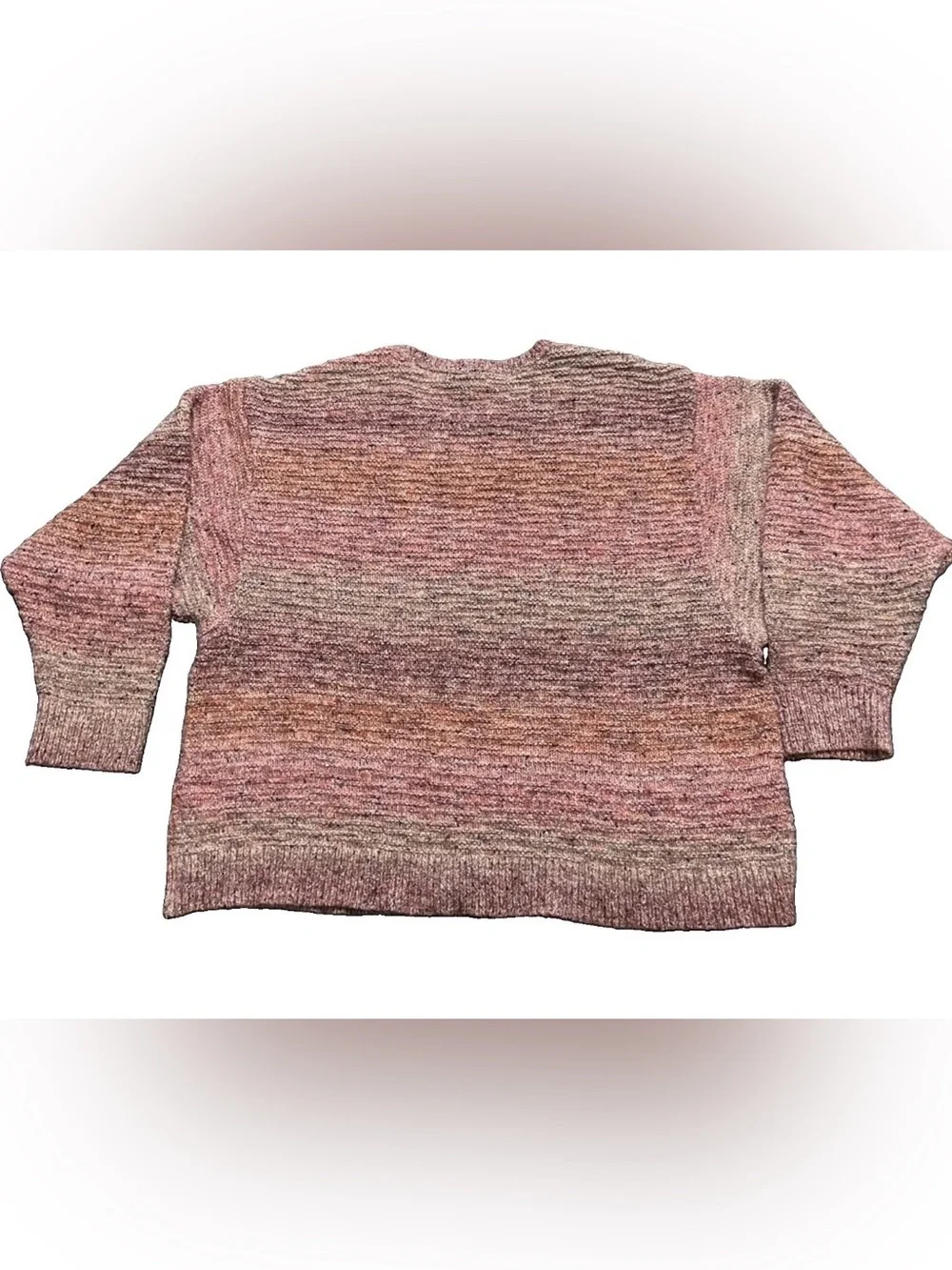 Heathered Pink Crewneck Sweater - Women's Comfortable Knit